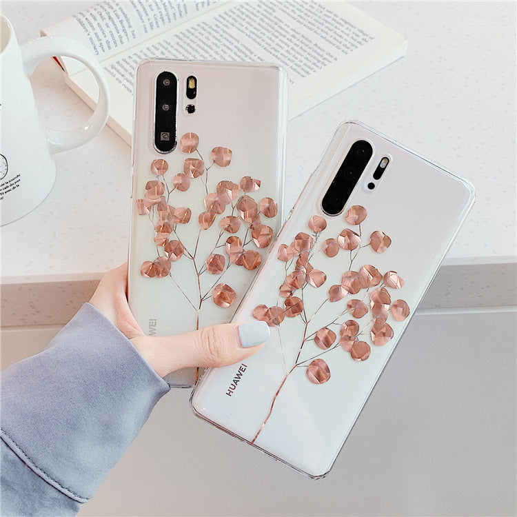 Flower Leaf Laser Phone Case - Minihomy