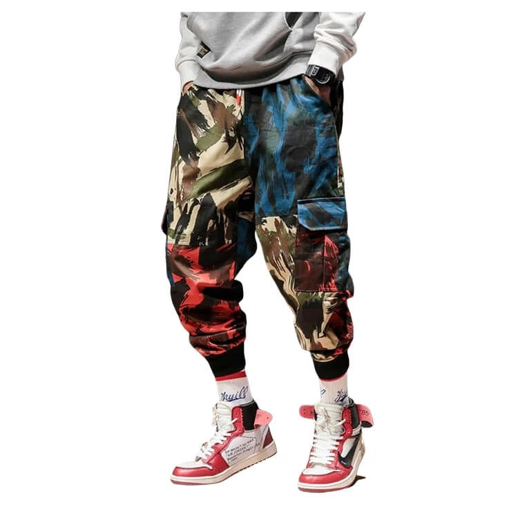 Camouflage overalls casual pants - Minihomy