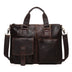 Male Baotou crazy horse leather layer man portable Shoulder Satchel retro casual briefcase