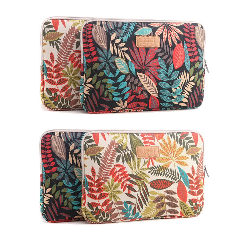 Colorful Leaf Notebook Sleeve Bag   Inch 15.6 Inch Computer Bag - Minihomy