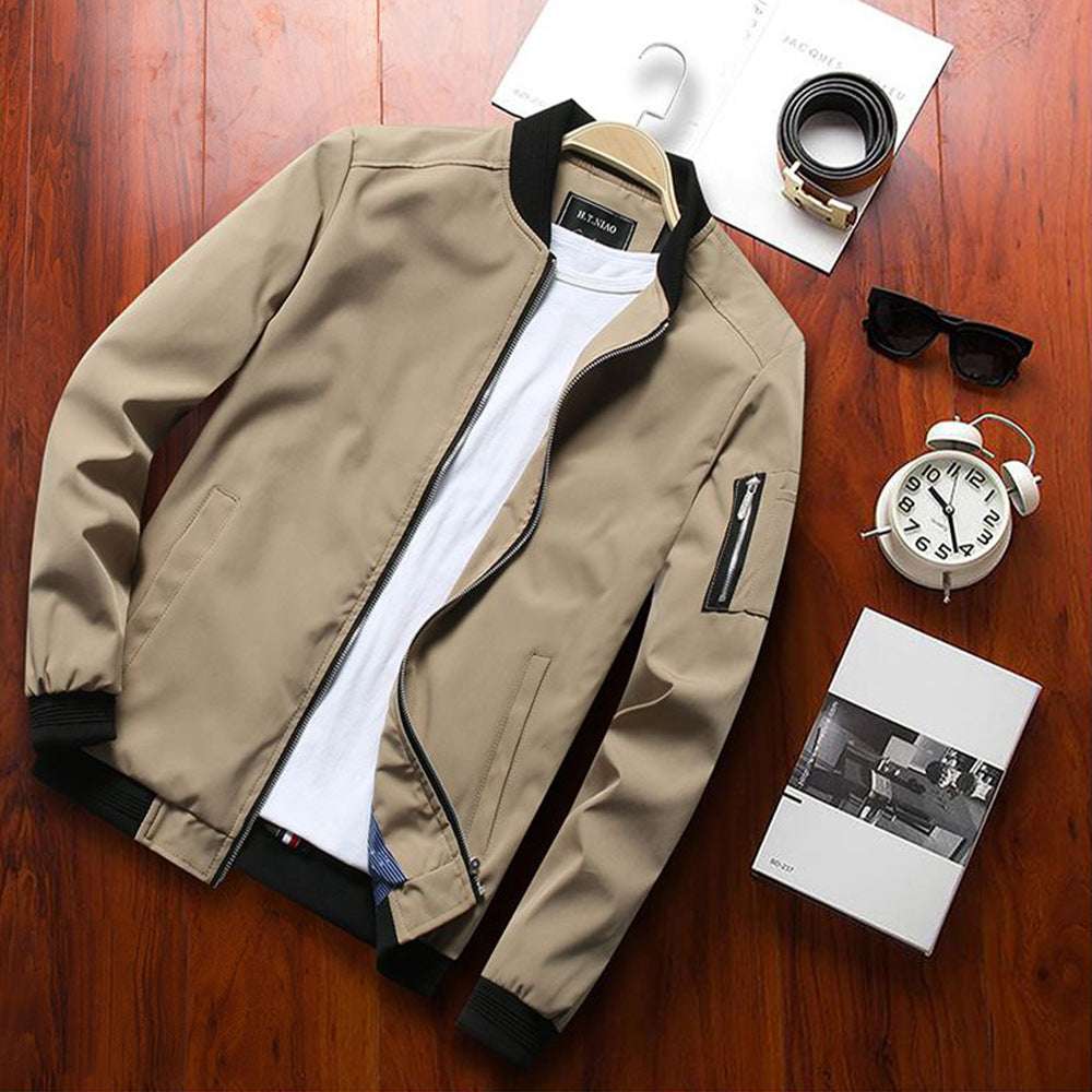 Jacket Casual Jacket Men's Baseball Uniform Youth Trend - Minihomy