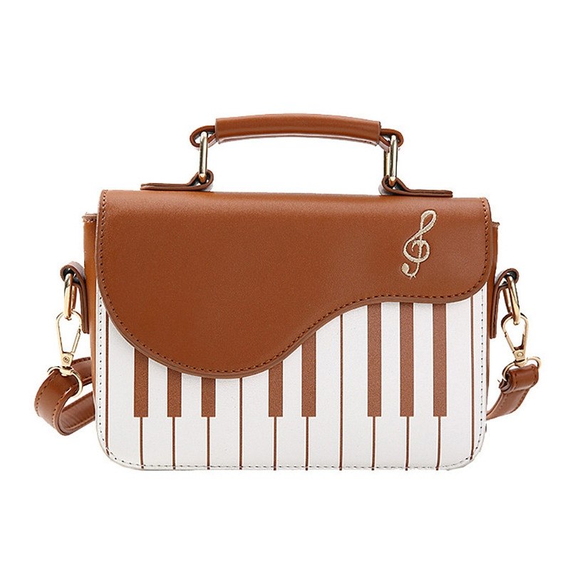 Music Lovers Piano Shaped Bag - Minihomy