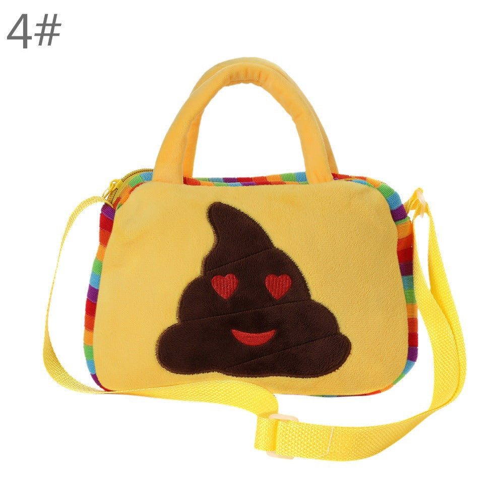 Children look round look Plush Doll portable bag shoulder bag for children in kindergarten - Minihomy