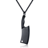 Men's Stainless Steel Necklace Colorful Glare Classic Pendant - Minihomy