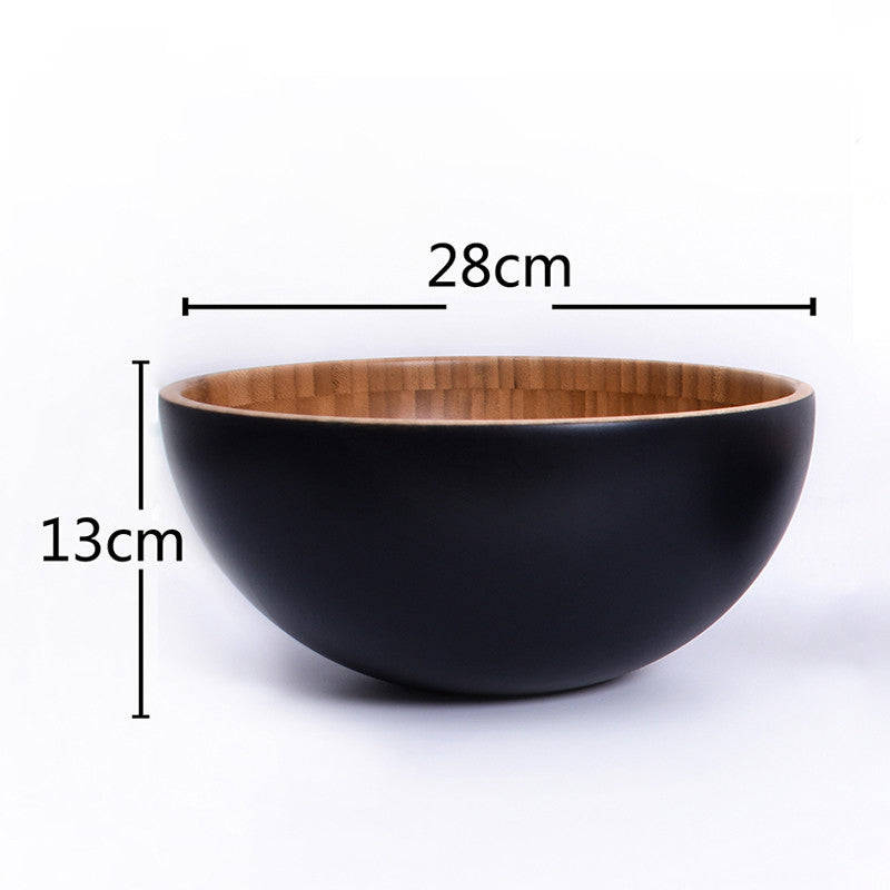 Wooden salad bowl