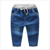 Boys' Soft Thin Jeans Tencel Trousers Kids Mosquito Pants - Minihomy