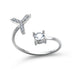 Adjustable 26 Initial Letter Ring Fashion Jewelry For Women - Minihomy