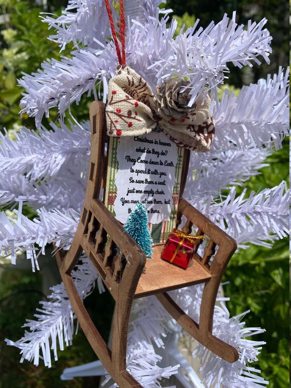 Heaven Chair Christmas Ornament Decoration Nostalgia Chair - Minihomy