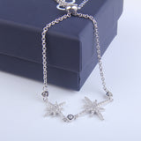 Sterling Silver Stars Bracelet