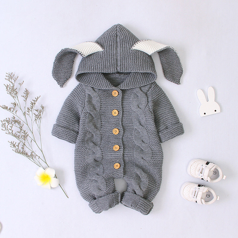 Baby knitted romper - Minihomy