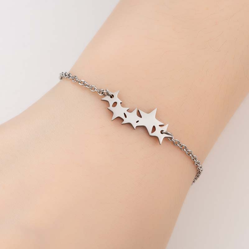 Cross-border European And American Style Five-pointed Star Bracel - Minihomy