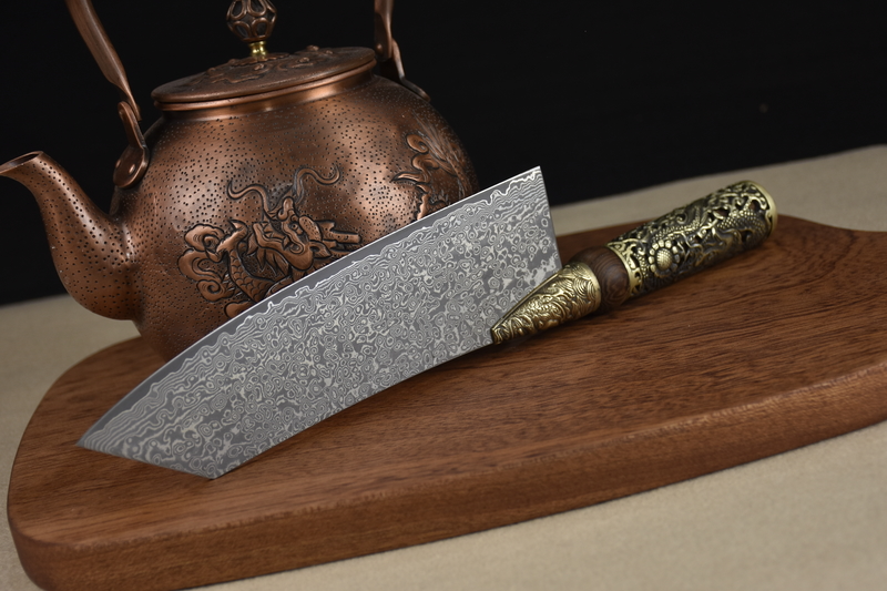 Steel Dragon Handle Small Kitchen Knife