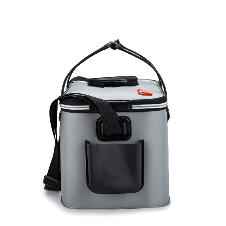 Thickened folding fishing bucket