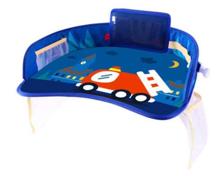 Children's toys storage waterproof table pouch car storage table dining table tray waterproof toy table - Minihomy