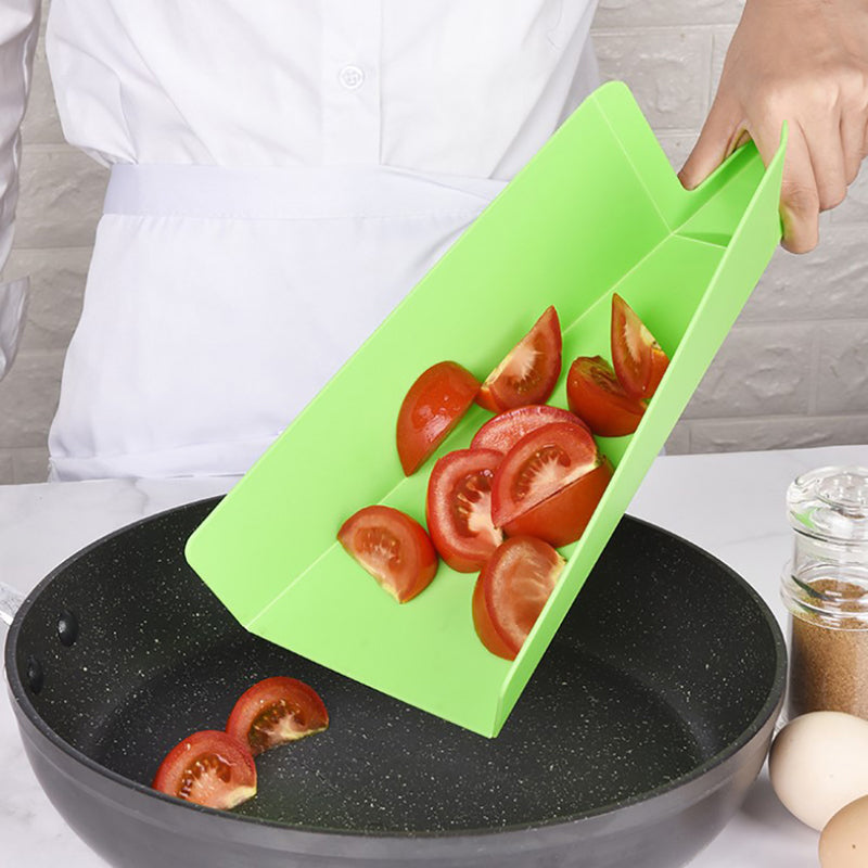 Creative Plastic Chopping Board Kitchen Gadget Foldable Plastic Cutting Practical Shovel Shaped Cutting Board - Minihomy