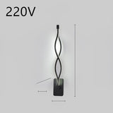 Led wall lamp nordic minimalist bedroom bedside lamp - Minihomy