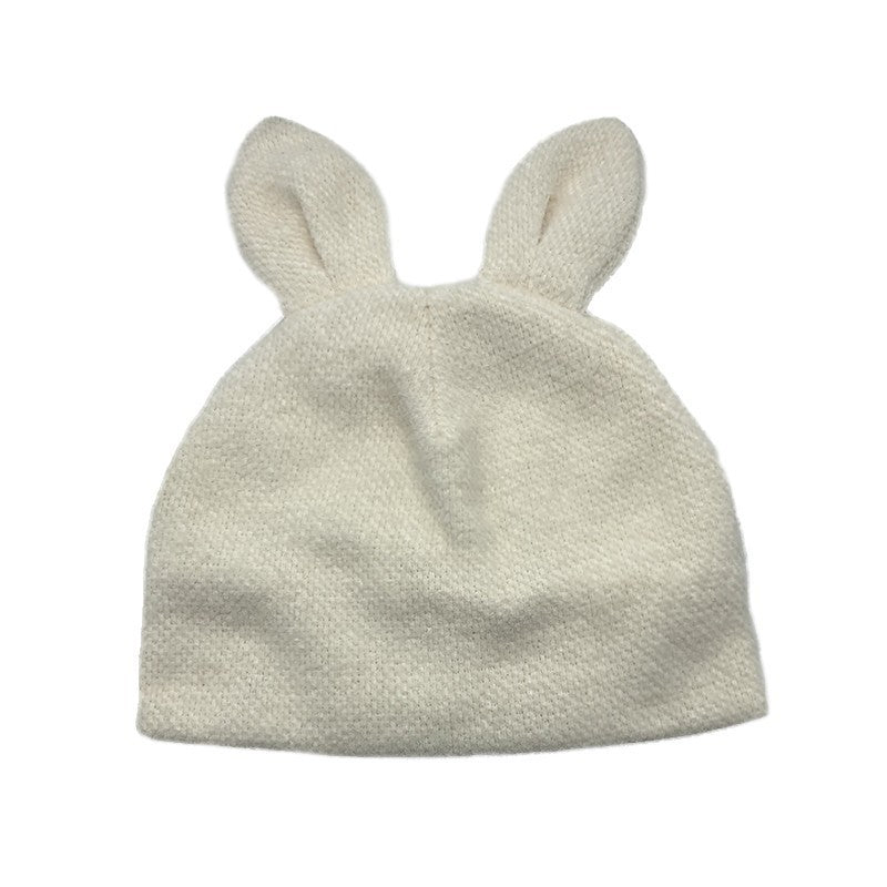 Cute Sweet Girl With Small Milk Bunny Ears Knitted Woolen Hat - Minihomy