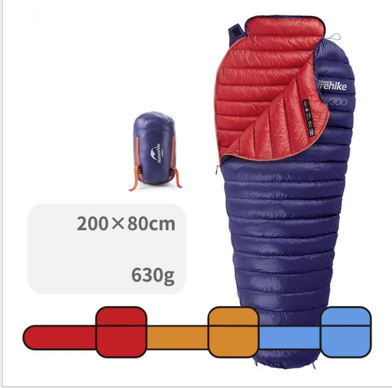 Down Sleeping Bag Outdoor Winter Adult Down Sleeping Bag - Minihomy