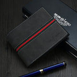 Men's short retro wallet Korean version of the multi-function cross section ultra-thin soft wallet - Minihomy