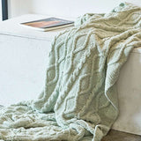 Gergel Chenille Knitted Blanket Leisure Sofa Cover - Minihomy