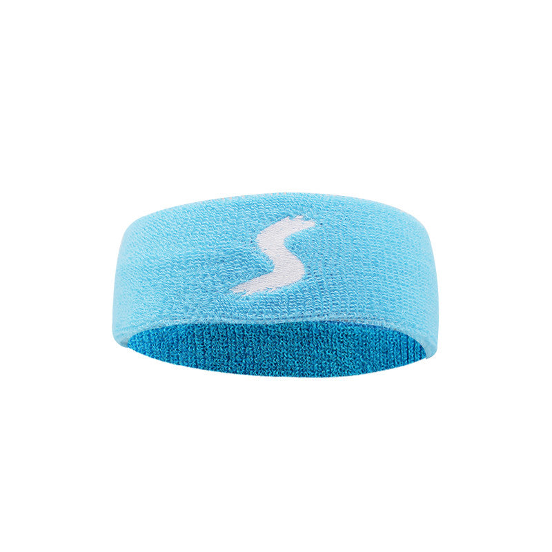 Polyester Cotton Sweat Headband Yoga Running Fitness Sweatband - Minihomy