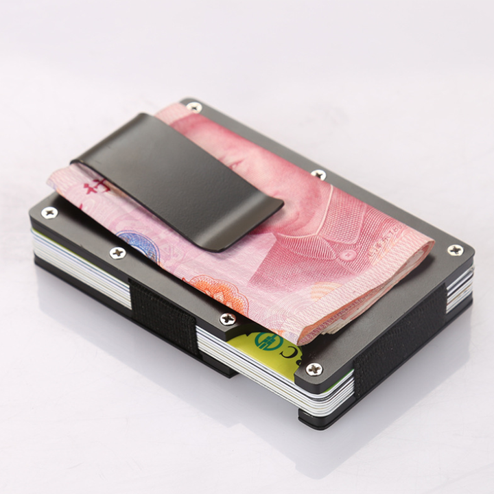 Card holder, Money Clip, Business Card Hloder, Business Gift, Security & Antimagnetic - Minihomy