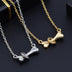 Jewelry Simple Diamond-studded Dog Bone Necklace - Minihomy