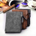 Men's short multifunctional Wallet Card Wallet Vintage multi personality card bag purse spot - Minihomy