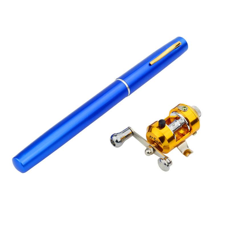 1 meters foreign trade Mini fishing rod, cross border Amazon WISH portable pen fishing rod Fishing Rod A - Minihomy