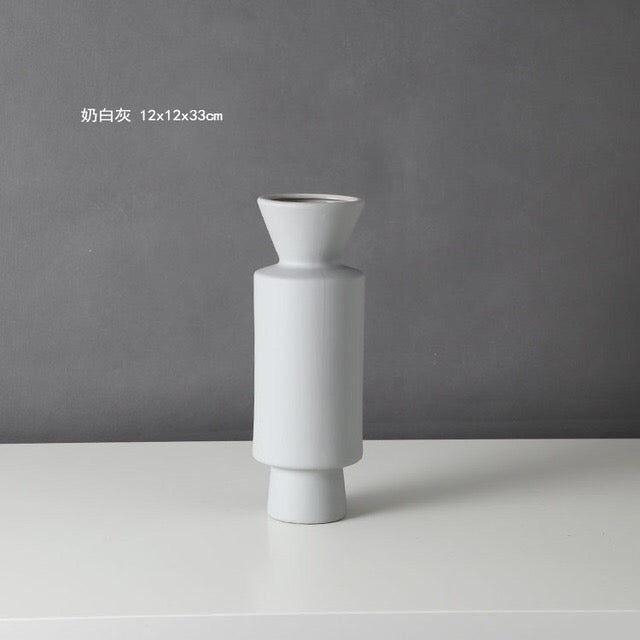 Nordic modern style ceramic vase - Minihomy