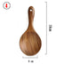 Natural Wood Tableware Spoon Ladle Turner Long Rice Colander Soup Skimmer - Minihomy