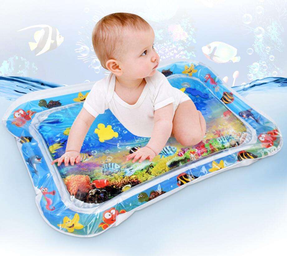 Baby Inflatable Summer Beach Water Mat Fun Activity Play Toys Baby Pillows - Minihomy