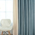 Stitching simple solid chenille curtain high shading curtain - Minihomy