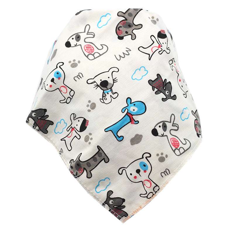 Baby Bibs Waterproof Triangle Cotton Cartoon Child Baberos Bandana Bibs - Minihomy