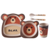 Bamboo fiber tableware children tableware - Minihomy