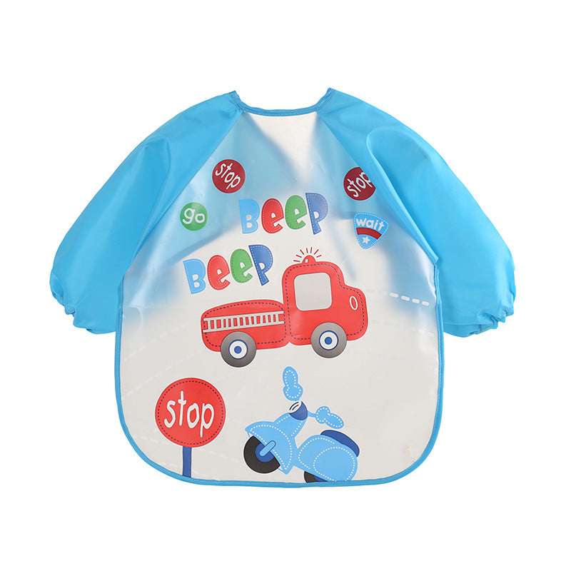 Children's long-sleeved anti-dressing clothes baby bib - Minihomy