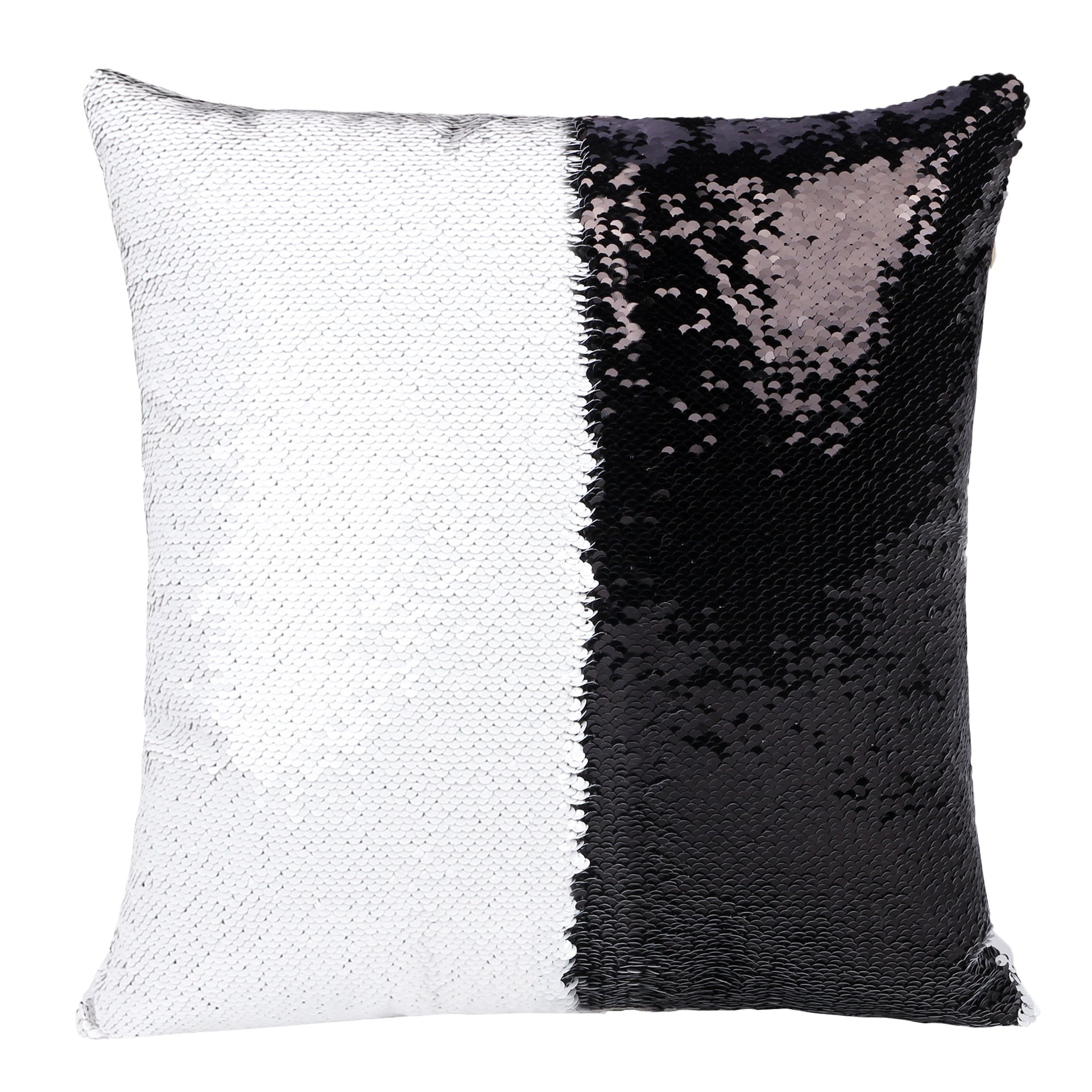 Sequins Throw Pillowcase with Custom Photo - Minihomy