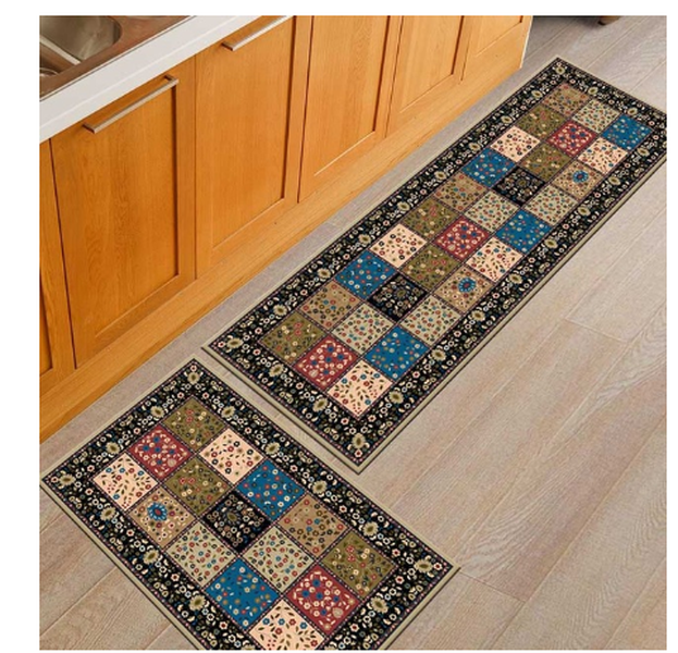 Machine Washable Non-Slip Floor Mats for Doorways, Bathrooms, and Bedside Areas - Minihomy