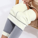 Warm Thick High Stretch Lamb Cashmere Leggings - Skinny Fitness Woman Pants