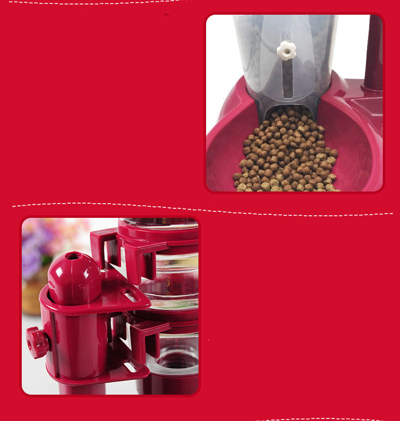 Dog automatic feeder water dispenser - Minihomy