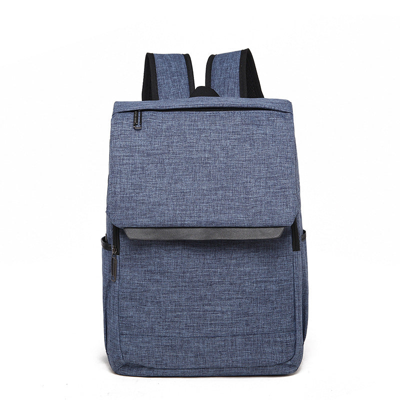 Satchel made men's business casual computer Canvas Backpack