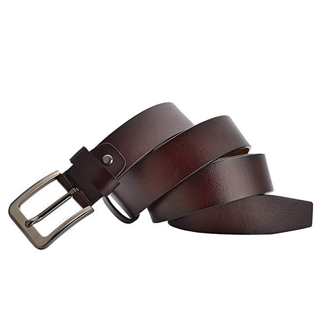 Casual wild two-layer leather belt - Minihomy