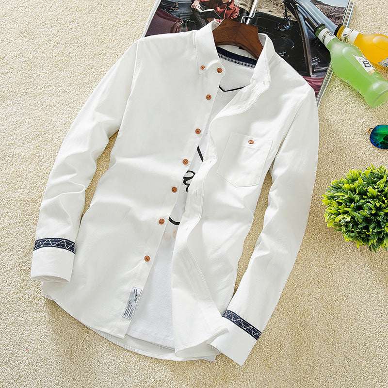 Men's slim shirt casual summer all-match Shirt - Minihomy