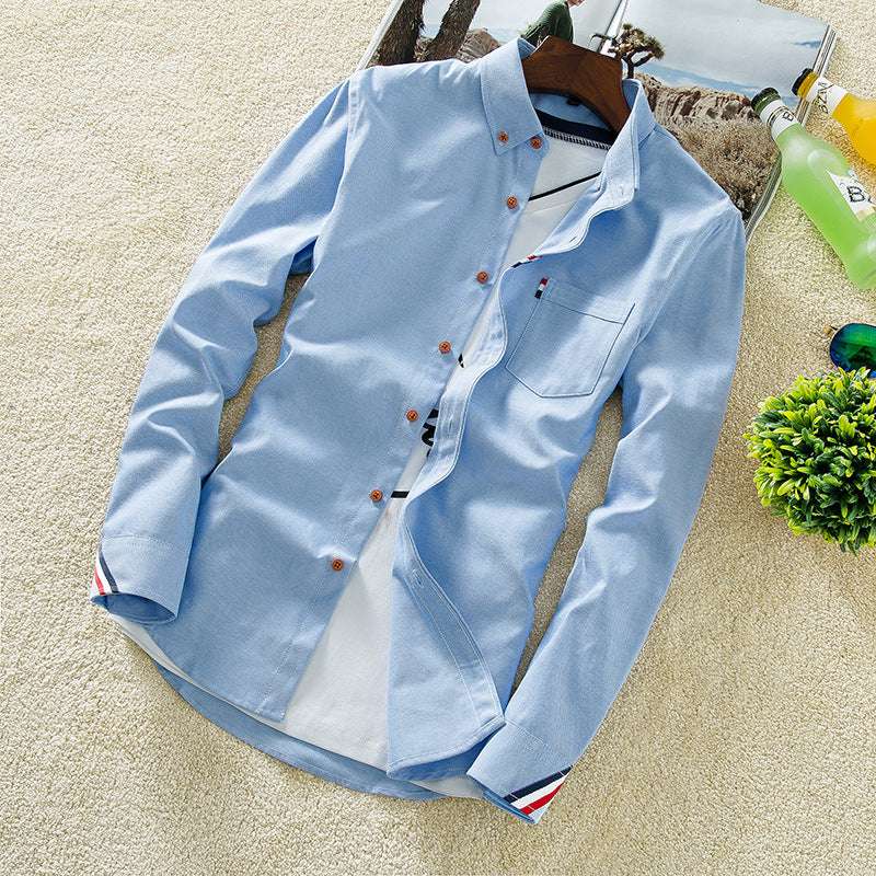 Men's slim shirt casual summer all-match Shirt - Minihomy