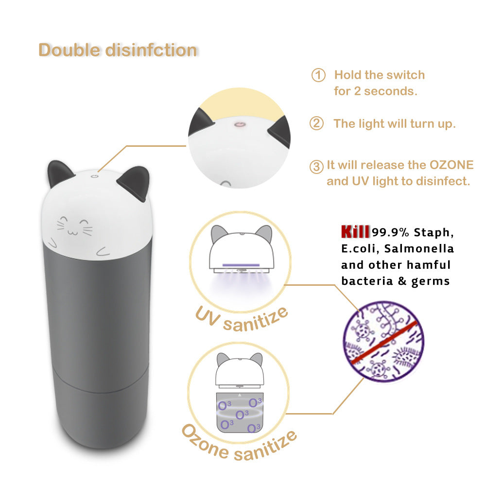 Portable Ultraviolet Rays UV Ozone Nipple Disinfection Sterilizer Rechargeable Baby Feeding Bottle - Minihomy