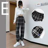 Women's Loose Straight-leg Casual Plus Fleece Wide-leg Trousers