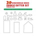 8/18-piece Set Gingerbread House Stainless Steel Christmas Scenario Cookie Cutters Set Biscuit Mold Fondant Cutter Baking Tools - Minihomy