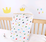 Baby holding autumn and winter newborn belt wrapped cotton newborn thickening blanket - Minihomy