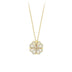 Explosive Style Detachable Deformed Four-leaf Clover Necklace For Women A Multi-wearing Zircon Small Love Short Clavicle Chain - Minihomy