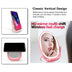 Portable vertical with fill light mirror wireless charger for mobile phone bracket